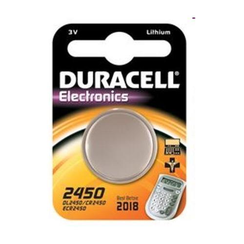 DURACELL Batterie Duracell a bottone CR2450 litio 3 V